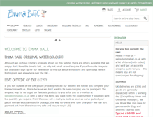 Tablet Screenshot of emmaball.co.uk